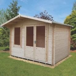 Shire Berryfield 11' X 10' (Nominal) Apex Timber Log Cabin