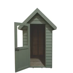Forest Retreat 4&apos; X 6&apos; (Nominal) Apex Overlap Timber Shed With Assembly -Forest Garden Shop 129KT A2