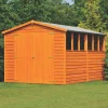 Shire 8' X 12' (Nominal) Apex Overlap Timber Workshop -Forest Garden Shop 173TJ P
