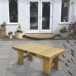Forest Low Sleeper Garden Table 1225 X 600 X 445mm