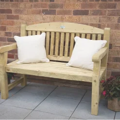 Forest Harvington Garden Bench Mixed Softwood 1.23 X 0.68 X 0.96m