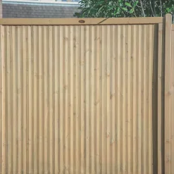 Forest Decibel Vertical Tongue & Groove Noise Reduction Fence Panels Natural Timber 6 X 6&apos; Pack Of 4 -Forest Garden Shop 2300X A3
