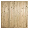 Forest Decibel Vertical Tongue & Groove Noise Reduction Fence Panels Natural Timber 6 X 6&apos; Pack Of 4 -Forest Garden Shop 2300X P