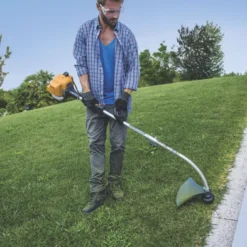 Stiga GT 330 A 25.4cc Split Curved Shaft 2-Stroke Petrol Grass Trimmer -Forest Garden Shop 237RV A2