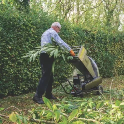 The Handy THPDS65 208cc Petrol Drum Chipper Shredder -Forest Garden Shop 248KT A7