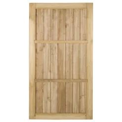 Forest Timber Gate 920 X 1820mm Natural Timber -Forest Garden Shop 263JG A2