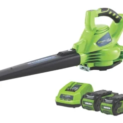 Greenworks GWGD40BVK2X 40V 2 X 2.0Ah Li-Ion Brushless Cordless Blower Vac