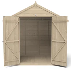Forest 7&apos; X 5&apos; (Nominal) Apex Overlap Timber Shed -Forest Garden Shop 295JR A3
