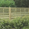 Forest Kyoto Slatted Top Fence Panels Natural Timber 6 X 4&apos; Pack Of 10