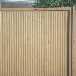 Forest Decibel Vertical Tongue & Groove Noise Reduction Fence Panels Natural Timber 6 X 6&apos; Pack Of 5 -Forest Garden Shop 3090X A3