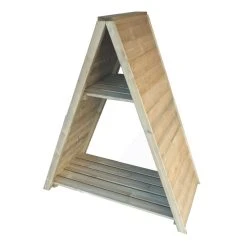 Shire Large Triangular 4&apos; X 1&apos; 6" (Nominal) Timber Log Store