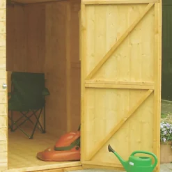 Shire 10&apos; X 19&apos; 6" (Nominal) Apex Shiplap Timber Workshop -Forest Garden Shop 327TJ A2