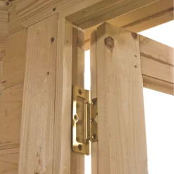 Shire Epping 3 12' X 12' (Nominal) Apex Timber Log Cabin -Forest Garden Shop 33037 A6