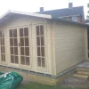 Shire Epping 3 12&apos; X 12&apos; (Nominal) Apex Timber Log Cabin -Forest Garden Shop 33037 P