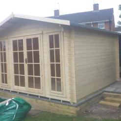 Shire Epping 3 12&apos; X 12&apos; (Nominal) Apex Timber Log Cabin
