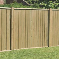 Forest VTGP5PK5HD Vertical Tongue & Groove Fence Panels Natural Timber 6 X 5&apos; Pack Of 5 -Forest Garden Shop 340JG A2