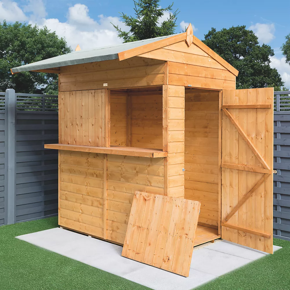 Rowlinson 4' X 6' (Nominal) Apex Shiplap Timber Bar & Garden Store 4 Rowlinson 4' X 6' (Nominal) Apex Shiplap Timber Bar & Garden Store - Image 2