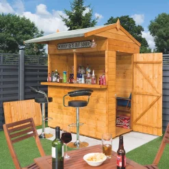 Rowlinson 4' X 6' (Nominal) Apex Shiplap Timber Bar & Garden Store 7 Rowlinson 4' X 6' (Nominal) Apex Shiplap Timber Bar & Garden Store -Forest Garden Shop 354PV A2