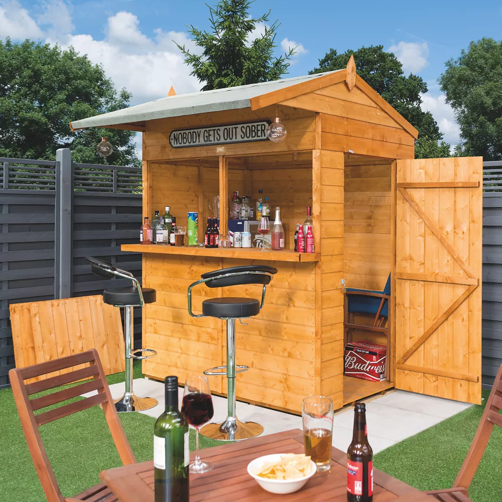 Rowlinson 4' X 6' (Nominal) Apex Shiplap Timber Bar & Garden Store 5 Rowlinson 4' X 6' (Nominal) Apex Shiplap Timber Bar & Garden Store - Image 3