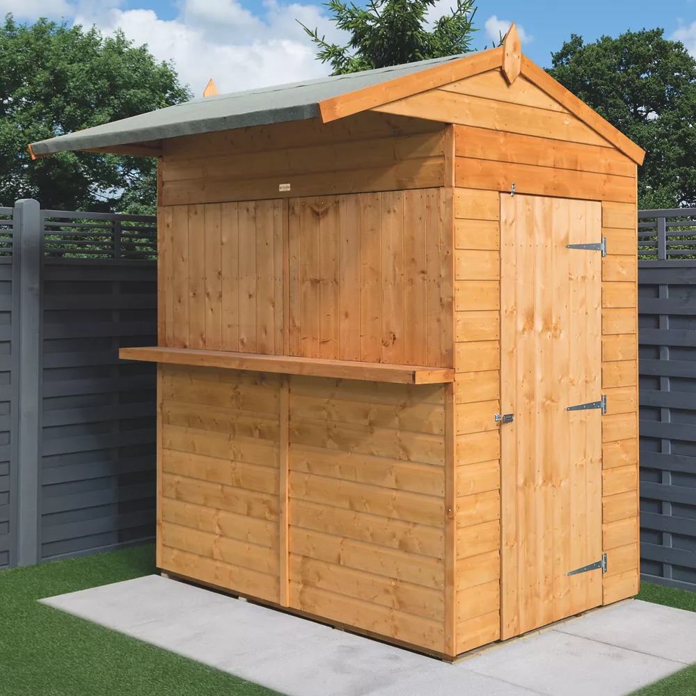 Rowlinson 4' X 6' (Nominal) Apex Shiplap Timber Bar & Garden Store 3 Rowlinson 4' X 6' (Nominal) Apex Shiplap Timber Bar & Garden Store