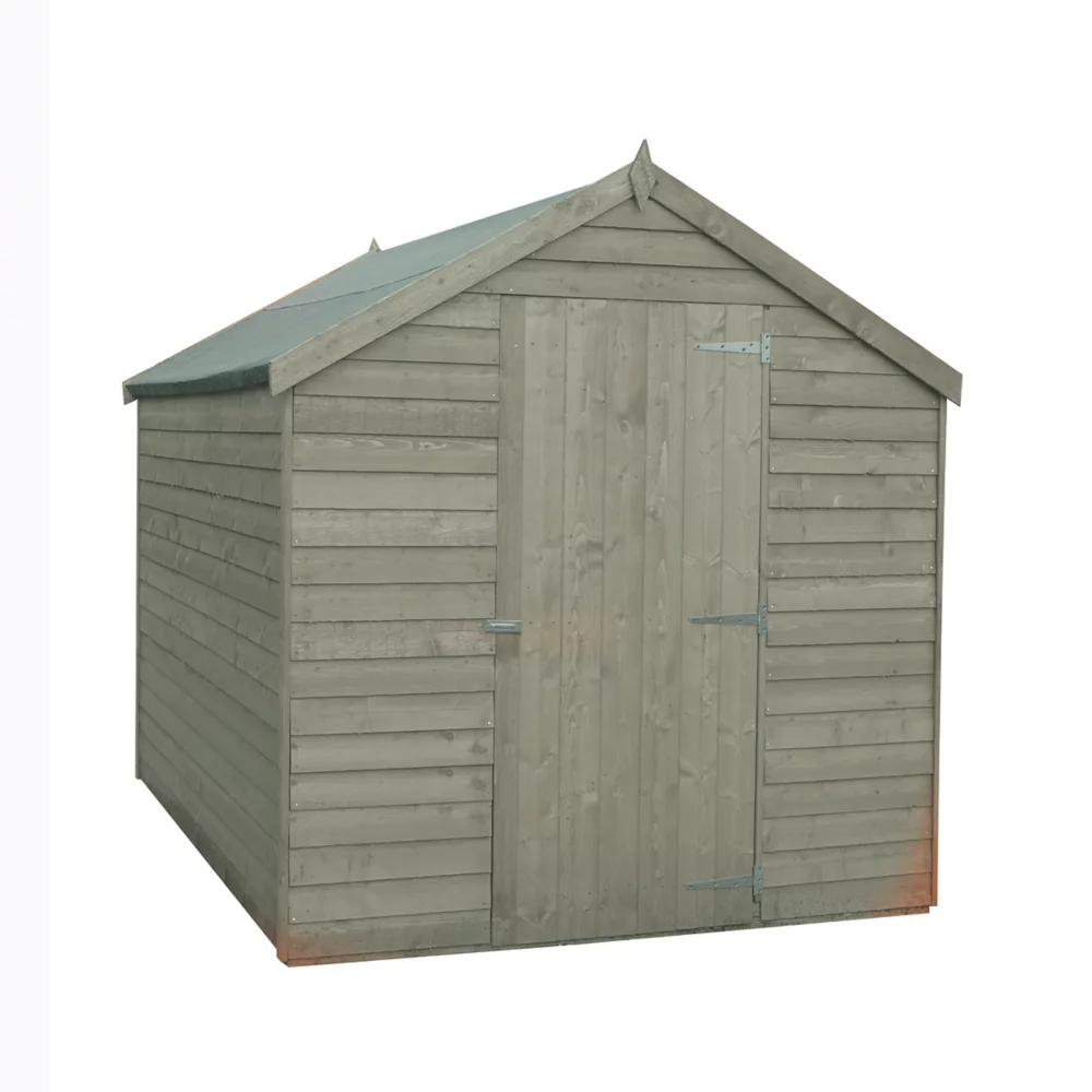 Shire 5' 6" X 6' 6" (Nominal) Apex Overlap Timber Shed 4 Shire 5' 6" X 6' 6" (Nominal) Apex Overlap Timber Shed - Image 2