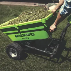 Greenworks GWG40GC 40V Li-Ion Cordless Self-Propelled Garden Cart - Bare -Forest Garden Shop 359KT A4