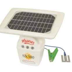 Stockshop SX300 Solar-Powered Electric Fence Energiser Battery-Powered -Forest Garden Shop 3942F A2
