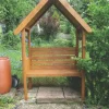 Shire Blossom 4&apos; X 2&apos; (Nominal) Apex Timber Arbour -Forest Garden Shop 4000X P