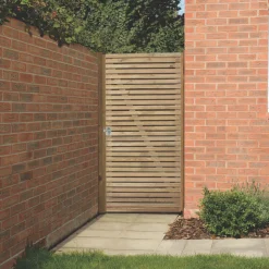 Forest Garden Gate 900 X 1800mm Natural Timber