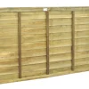 Forest Super Lap Fence Panels Natural Timber 6 X 4&apos; Pack Of 5 -Forest Garden Shop 4172K P