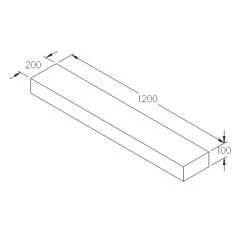 Forest Landscaping Sleepers Natural Timber 1.2m 5 Pack -Forest Garden Shop 417JG A4