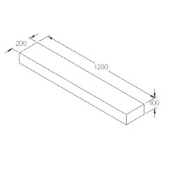 Forest Landscaping Sleepers Natural Timber 1.2m 3 Pack -Forest Garden Shop 421JG A4