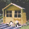 Shire Kitty 5&apos; X 4&apos; (Nominal) Shiplap T&G Timber Playhouse -Forest Garden Shop 42960 P