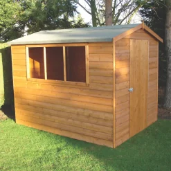 Shire 8' X 6' (Nominal) Apex Shiplap T&G Timber Shed -Forest Garden Shop 433TJ A2