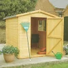 Shire 8&apos; X 6&apos; (Nominal) Apex Shiplap T&G Timber Shed -Forest Garden Shop 433TJ P