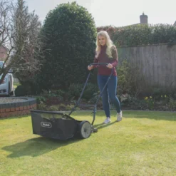Webb 46cm Contactless Hand-Push Lawn Mower -Forest Garden Shop 4518F A2
