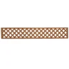 Forest Fence Topper Softwood Rectangular Trellis 6 X 1&apos; 5 Pack