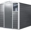 Trimetals Titan 660 6&apos; X 6&apos; (Nominal) Apex Metal Shed Anthracite / Goosewing Grey -Forest Garden Shop 454RY P