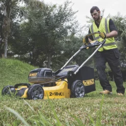 DeWalt DCMW564N-XJ 18V Li-Ion XR Brushless Cordless 48cm Rotary Lawn Mower - Bare -Forest Garden Shop 468HK A6
