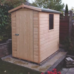 Shire 6&apos; X 4&apos; (Nominal) Apex Shiplap T&G Timber Shed