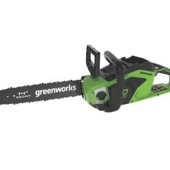 Greenworks GWGD40CS15 40V Li-Ion Brushless Cordless 35cm Chainsaw - Bare