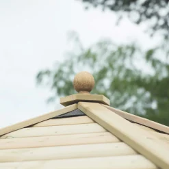 Forest HGG36MTTIN 12' X 10' (Nominal) Hexagonal Timber Gazebo With Base & Assembly -Forest Garden Shop 487JG A3