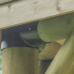 Forest HGG36MTTIN 12' X 10' (Nominal) Hexagonal Timber Gazebo With Base & Assembly -Forest Garden Shop 487JG A4