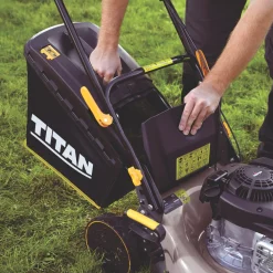 Titan TTLMP300SP40 41cm 125cc Self-Propelled Rotary Petrol Lawn Mower -Forest Garden Shop 500PT A5