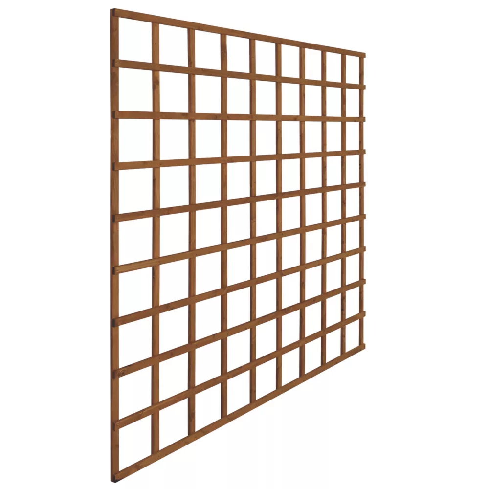 Forest Softwood Square Trellis 6 X 6' 4 Pack 4 Forest Softwood Square Trellis 6 X 6' 4 Pack - Image 2