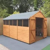 Forest Delamere 8' X 11' 6" (Nominal) Apex Shiplap T&G Timber Shed -Forest Garden Shop 519JR P