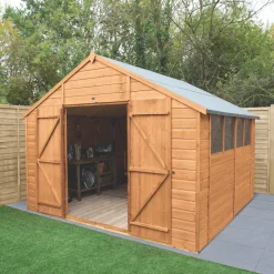 Forest Delamere 9' 6" X 10' (Nominal) Apex Shiplap T&G Timber Shed