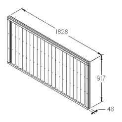 Forest Closeboard Fence Panels Golden Brown 6 X 3' Pack Of 4 9 Forest Closeboard Fence Panels Golden Brown 6 X 3' Pack Of 4 -Forest Garden Shop 5445X A3