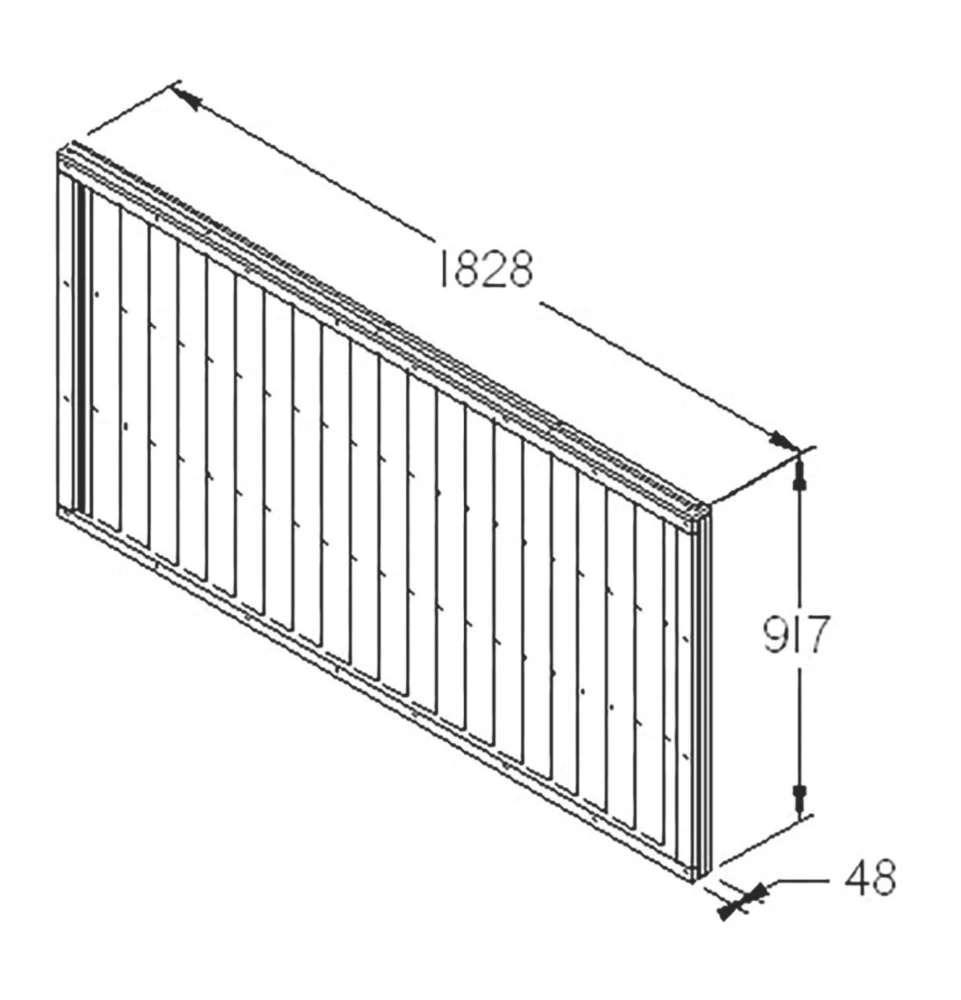 Forest Closeboard Fence Panels Golden Brown 6 X 3' Pack Of 4 6 Forest Closeboard Fence Panels Golden Brown 6 X 3' Pack Of 4 - Image 4