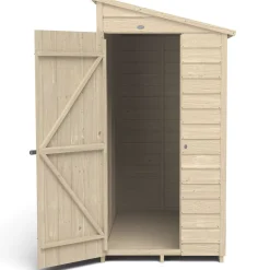 Forest 3&apos; 6" X 6&apos; (Nominal) Pent Overlap Timber Shed -Forest Garden Shop 563JR A3